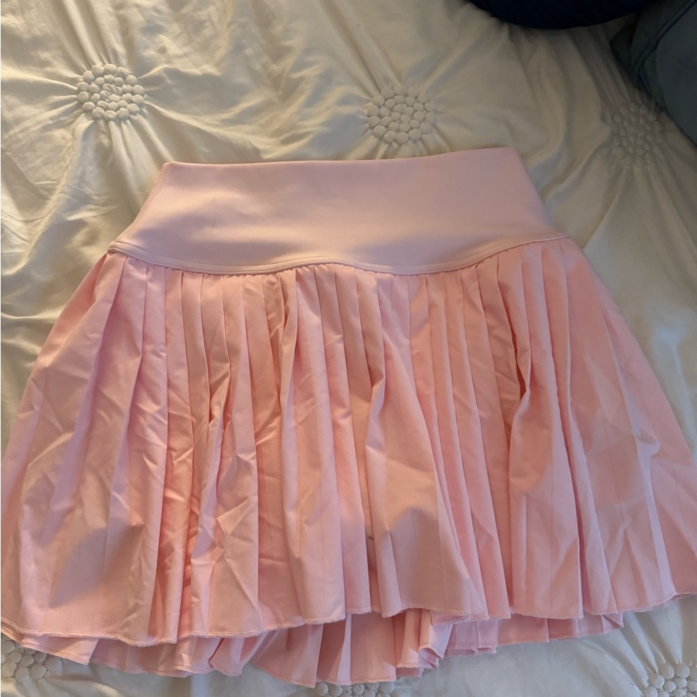 Pink Pleated Women's Skirt